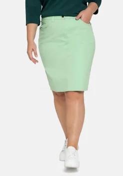 Rock in kniefreier Länge, aus Baumwoll-Twill<sheego Best