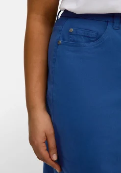 Rock in kniefreier Länge, aus Baumwoll-Twill<sheego Clearance