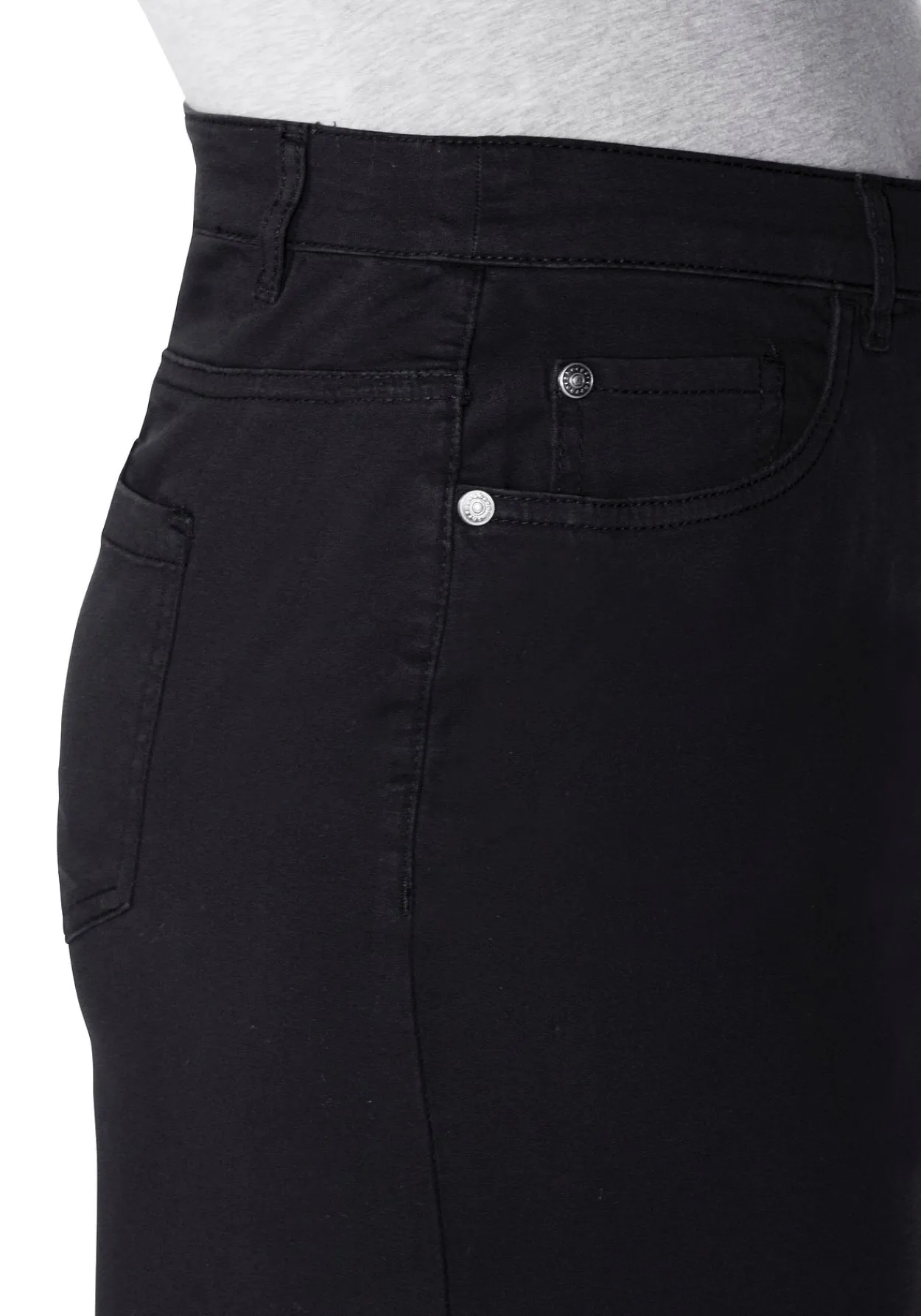 Rock in kniefreier Länge, aus Baumwoll-Twill<sheego Clearance