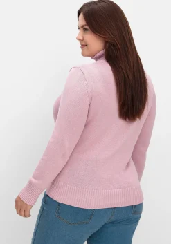 Rollkragenpullover mit Rippbündchen<sheego Online