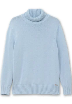 Rollkragenpullover mit Rippbündchen<sheego Best
