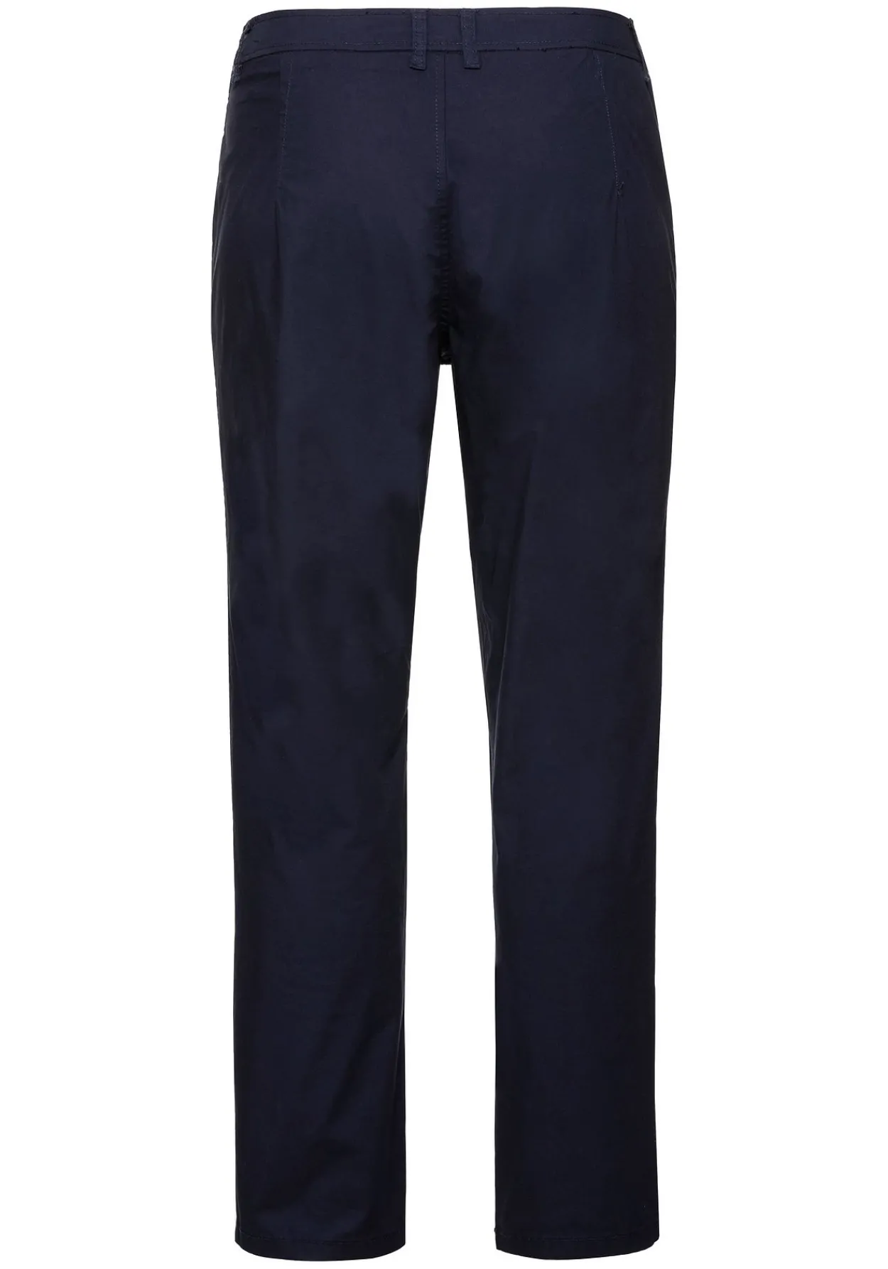 Schmal zulaufende Chinohose mit Bundfalten<sheego Discount