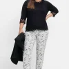 Schmale Bengalinhose mit Alloverdruck<sheego New