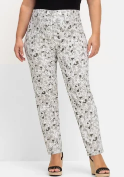 Schmale Bengalinhose mit Alloverdruck<sheego New