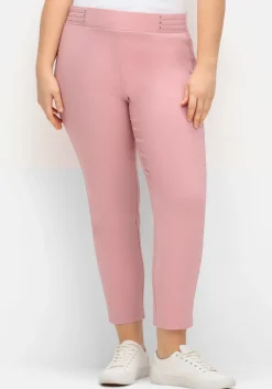 Schmale Bengalin-Schlupfhose mit dekorativem Bund<sheego Clearance