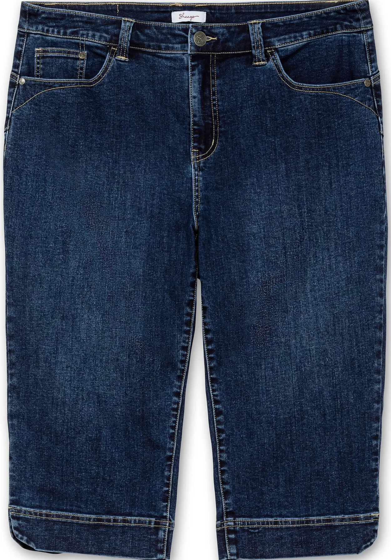 Schmale Caprijeans mit Push-up-Effekt, ultraflexibel<sheego Hot