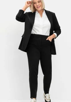 Schmale gepflegte Hose mit Teilgummibund<sheego Hot