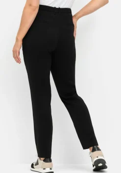 Schmale gepflegte Hose mit Teilgummibund<sheego Hot