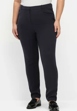 Schmale gepflegte Hose mit Teilgummibund<sheego Best