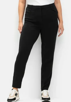 Schmale gepflegte Hose mit Teilgummibund<sheego Hot