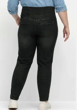 Schmale High-Waist-Jeans in Curvy-Schnitt ANNE<sheego Fashion