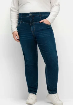 Schmale High-Waist-Jeans in Curvy-Schnitt ANNE<sheego Fashion