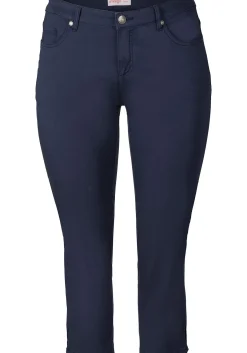Schmale 7/8-Hose aus elastischem Baumwoll-Twill<sheego Clearance