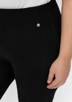 Schmale Hose in feiner Rippstruktur, mit Schlupfbund<sheego Online