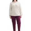 Schmale 7/8-Hose mit Bügelfalte und Stretchbund<TOM TAILOR Plus Discount