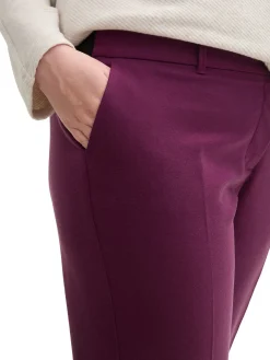 Schmale 7/8-Hose mit Bügelfalte und Stretchbund<TOM TAILOR Plus Discount