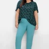 Schmale 7/8-Hose mit Gummibund, aus Twill<sheego Outlet