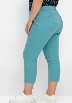 Schmale 7/8-Hose mit Gummibund, aus Twill<sheego Outlet