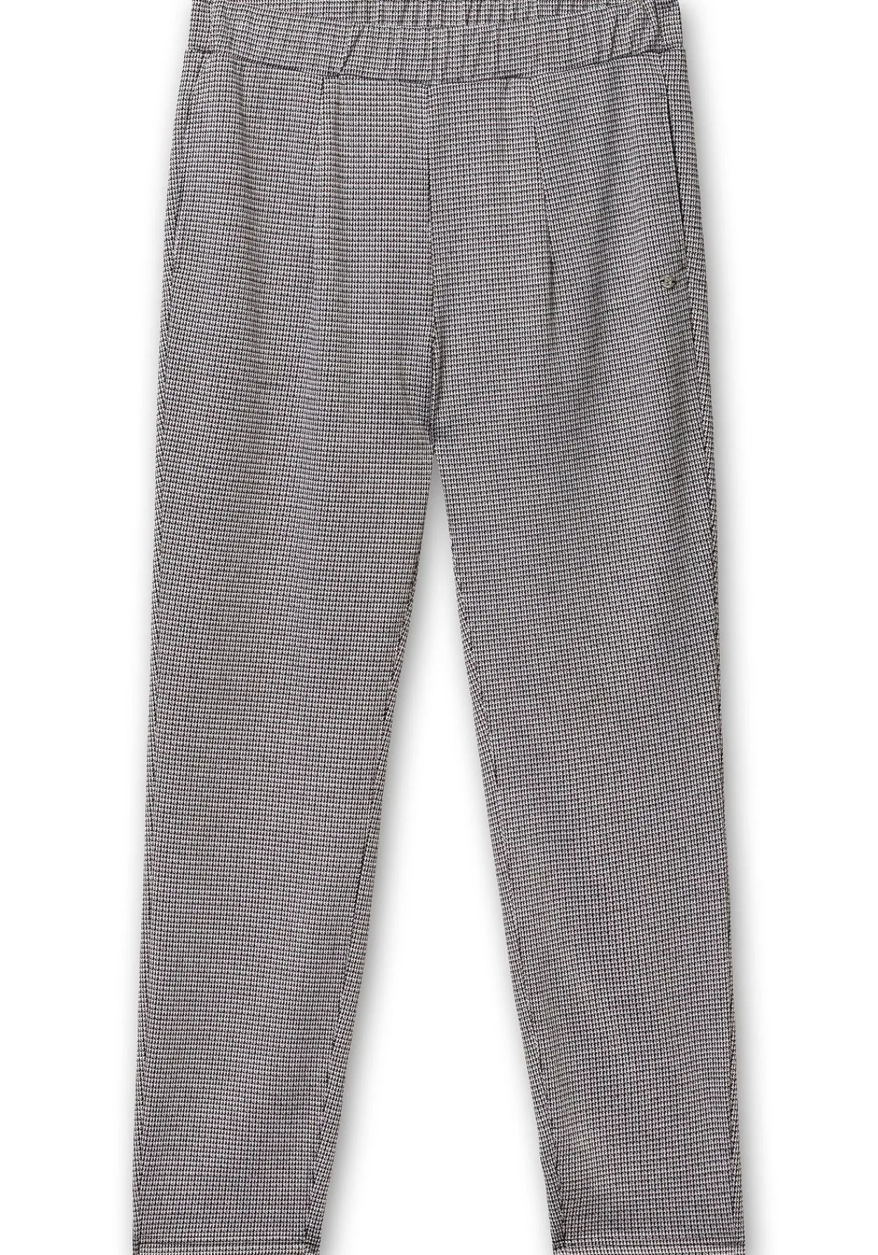 Schmale Hose mit Karomuster und Stretchbund<sheego New