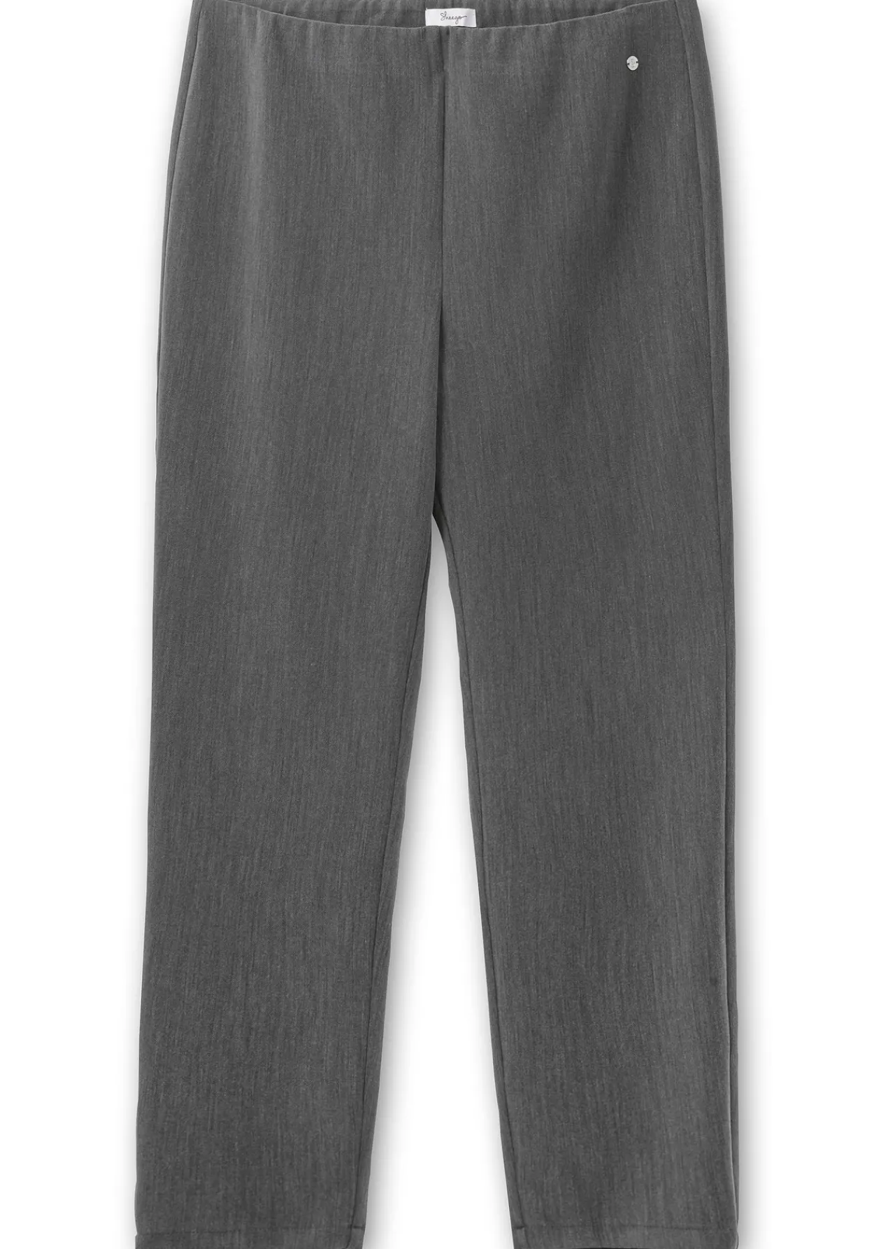 Schmale Hose mit Schlupfbund, in melierter Optik<sheego Hot