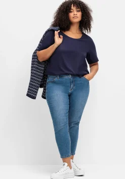 Schmale 7/8-Jeans im Curvy-Schnitt SUSANNE<sheego Best