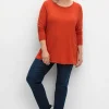 Schmale Jeans mit Glitzer-Zierband am Bund<sheego New