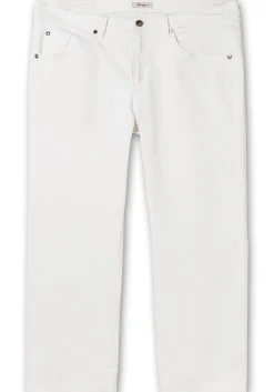 Schmale 7/8-Jeans mit Kontrasttape innen am Saum<sheego Online