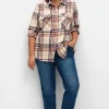 Schmale Jeans mit Rippstrick-Dehnbund<sheego Online