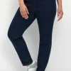Schmale Jeans mit Stretchbund, ohne Taschen<sheego Sale