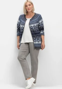 Schmale Jeans mit Stretchbund, ohne Taschen<sheego Clearance