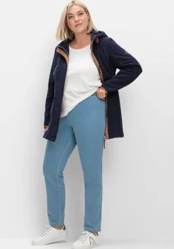Schmale Jeans mit Stretchbund, ohne Taschen<sheego Clearance