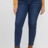 Schmale Jeans mit Zippern am Saumabschluss<sheego New