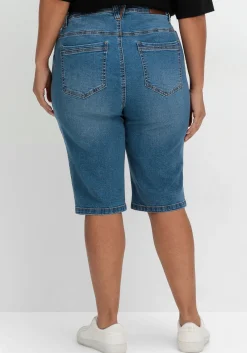 Schmale Jeans-Bermuda im Curvy-Schnitt VERENA<sheego Sale