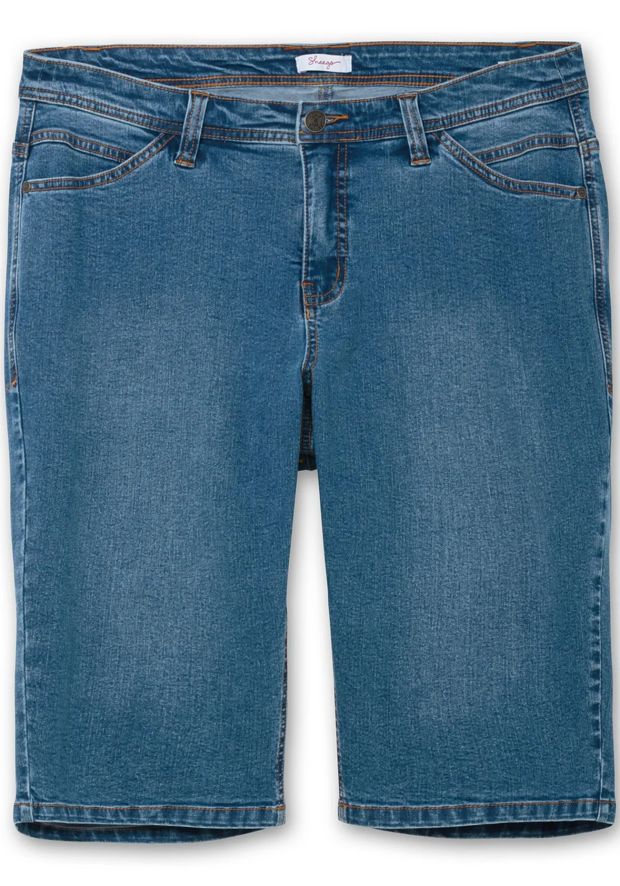 Schmale Jeans-Bermuda im Curvy-Schnitt VERENA<sheego Sale