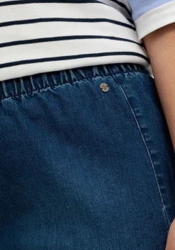 Schmale Jeans-Bermudas, mit Gummibund<sheego New