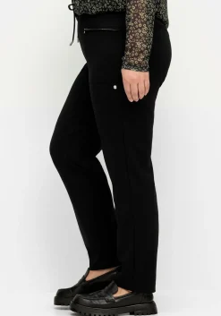 Schmale Joggpants im Cargostil, mit Komfortbund<sheego Clearance