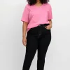 Schmale 5-Pocket-Jeans in cleaner Optik<sheego Hot