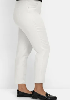 Schmale 7/8-Stretchhose mit elastischem Bund<sheego Discount