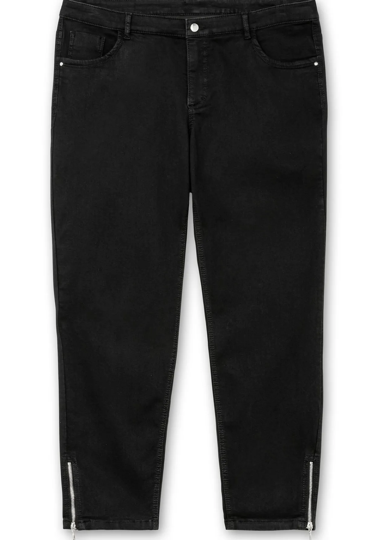 Schmale Superstretch-Jeans mit Glitzer-Details<CREATION L PREMIUM Hot