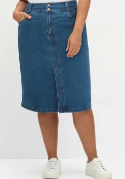Schmaler Jeansrock im Curvy-Schnitt MANUELA<sheego Fashion