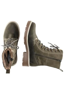 Schnürboots mit seitlichem Reißverschluss<sheego Outlet