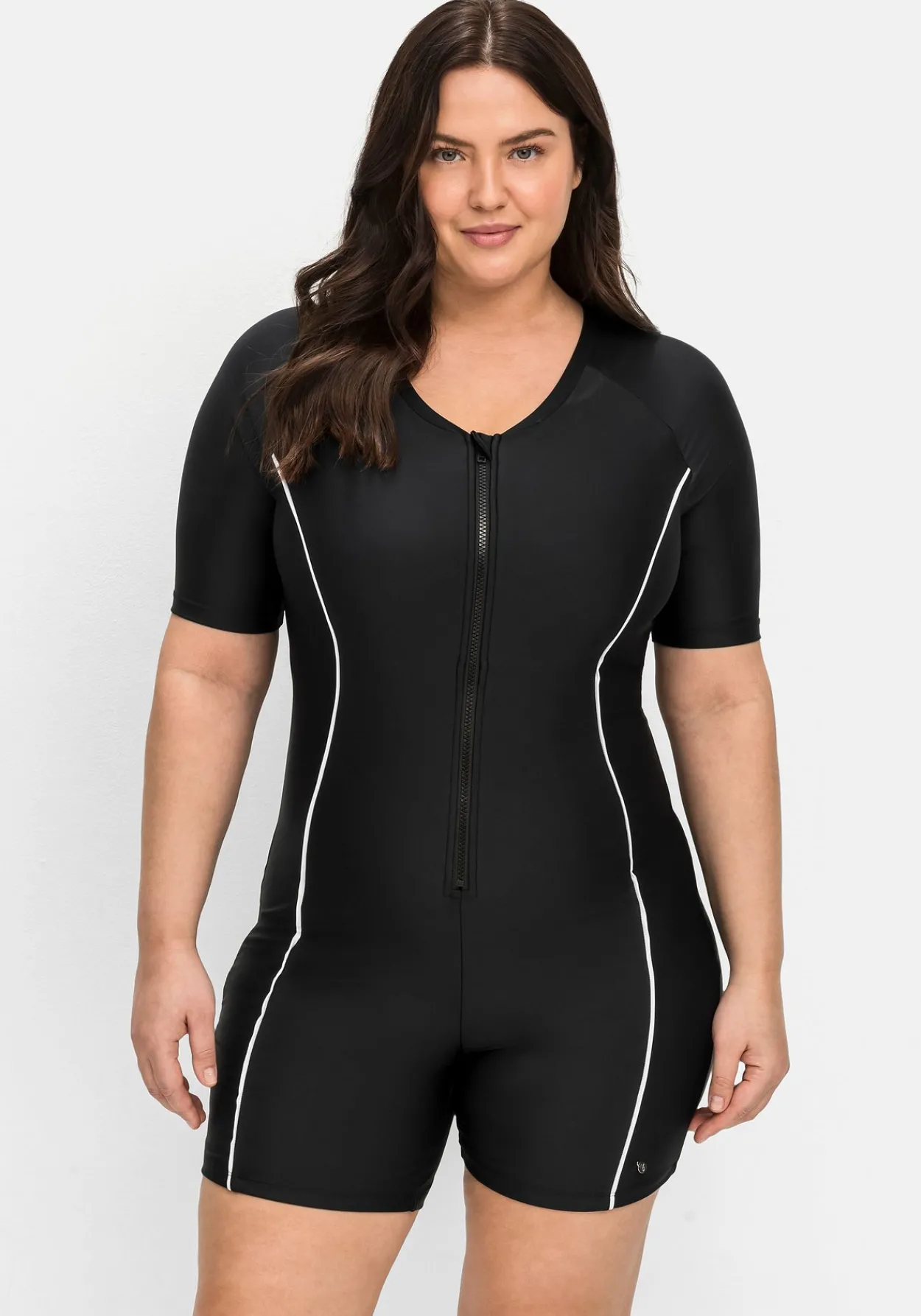 Schwimmanzug mit kurzem Ärmel und kurzem Bein<sheego Sale