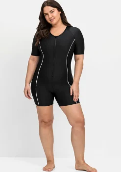 Schwimmanzug mit kurzem Ärmel und kurzem Bein<sheego Sale