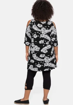 Set aus Longshirt und Caprileggings<sheego Fashion