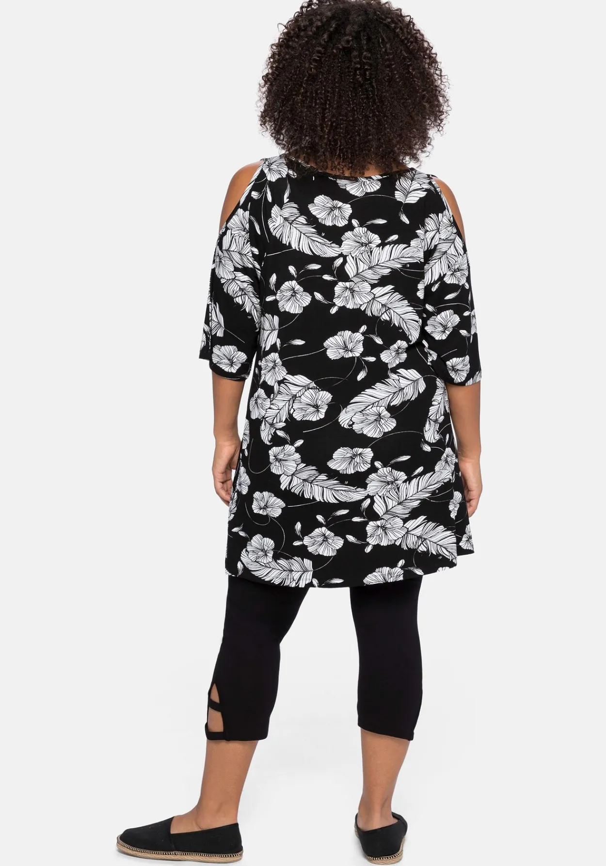 Set aus Longshirt und Caprileggings<sheego Fashion