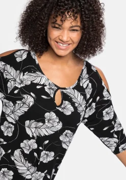 Set aus Longshirt und Caprileggings<sheego Fashion