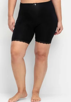 Shaping-Formpants mit hoher Taille und Spitzensaum<sheego Best