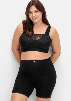 Shaping-Formpants mit hoher Taille und Spitzensaum<sheego Best