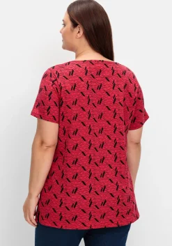 Shirt aus Jersey, mit Alloverdruck<sheego New