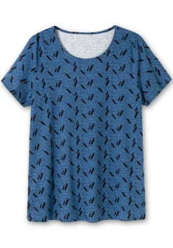 Shirt aus Jersey, mit Alloverdruck<sheego Fashion